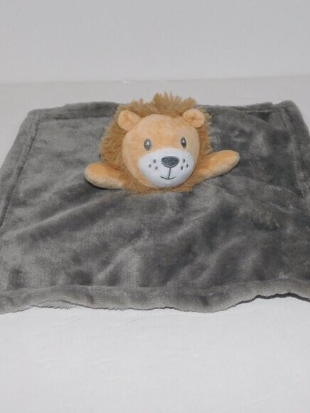 George Brown Lion Gray Security Blanket Plush Baby Lovey Nunu soother Comforter